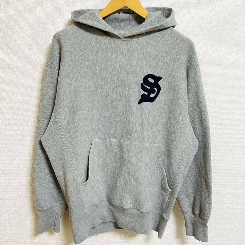 激レア Supreme S Logo Pullover Hooded Sweatshirt Heather Grey L 1990年代 ヘザーグレー エスロゴ フーデッド スウェットシャツ 初期