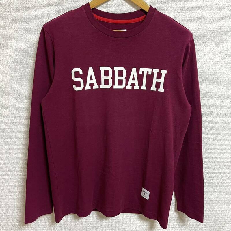 ほぼ新品 Supreme Sabbath L/S Tee Burgundy S 13aw 2013年 バーガンディー サバス ロングスリーブ 胸ロゴ