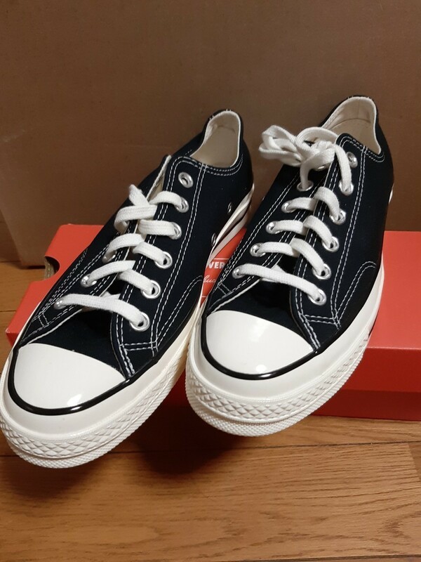 コンバース　CONVERSE　US6.5 25CM 70　 University 　Chuck Taylor　定番色 BLACK　ブラック