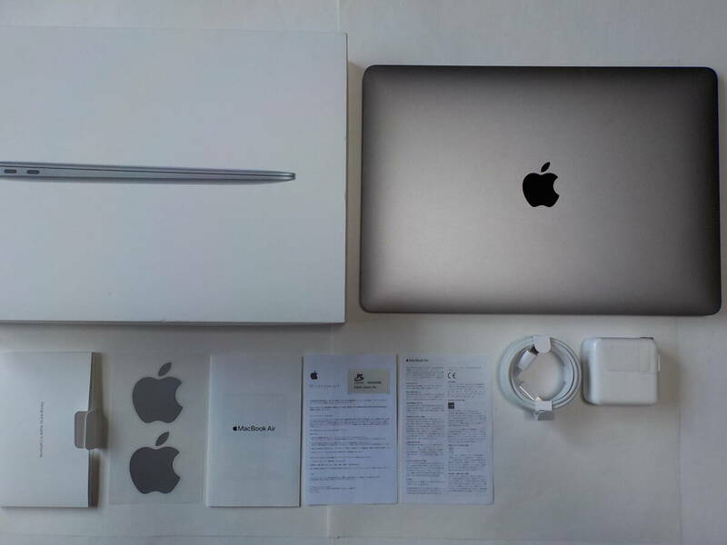 Apple MacBook Air 2020　A2337 Apple M1 8GB SSD 256GB 高性能 Apple M1チップ搭載　13インチ　美品　アップル　