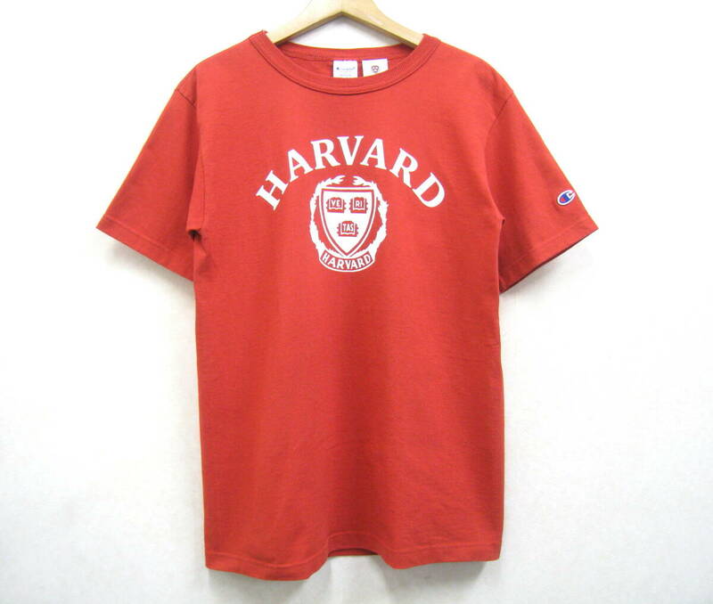 美品◆Champion チャンピオン HARVARD ハーバード大学 ヘビーウェイト カレッジ Tシャツ　T1011 USA製 メンズ サイズM