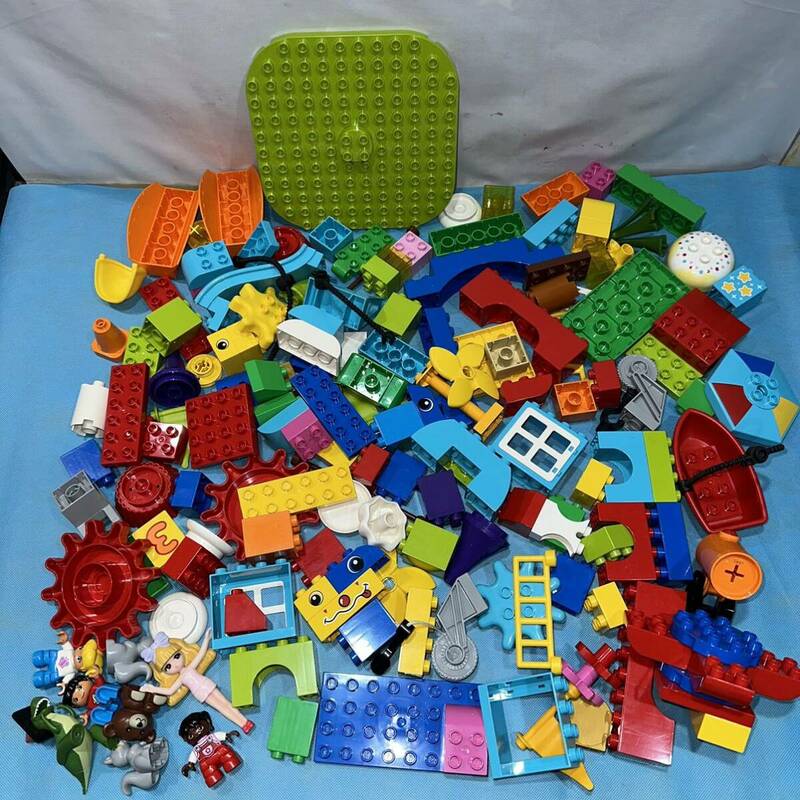 レゴ ブロック デュプロ 約2kg ブロック プレート フィグ 動物 など パーツ 色々 まとめ LEGO ①80