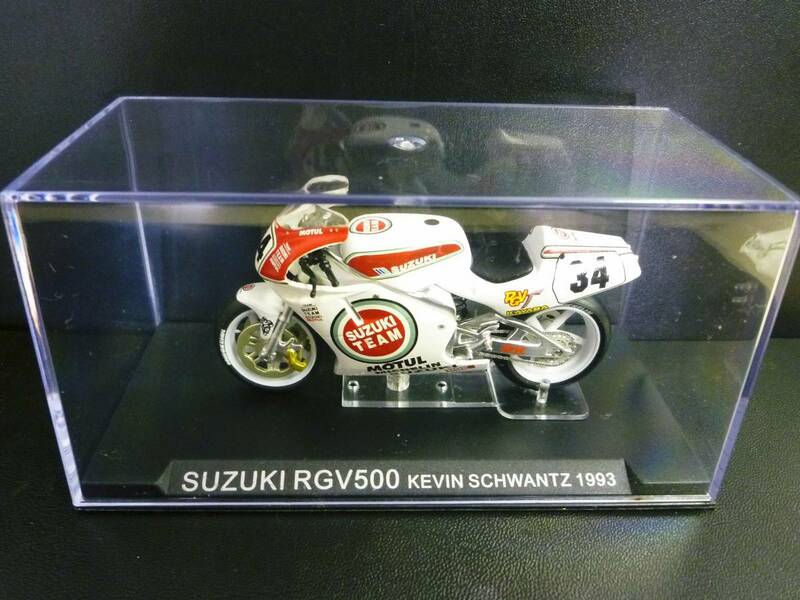 1/24 スズキ RGV500 SUZUKI RGV 500 ケヴィン・シュワンツ #34 1993MotoGP　ixo　完成品