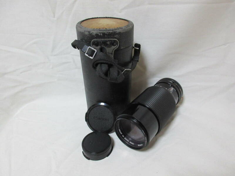 ◆CANON/キャノン　一眼用カメラレンズ　 ZOOM LENS FD 70-210mm 1:4　レンズキャップ及びハードケース付き