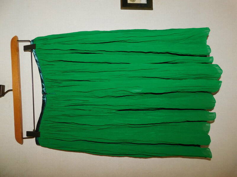 ATSURO TAYAMA A/T 日本製　フレアー　スカート　38 ボトムズ　緑　グリーン　アツロウタヤマ　green skirt Made in Japan