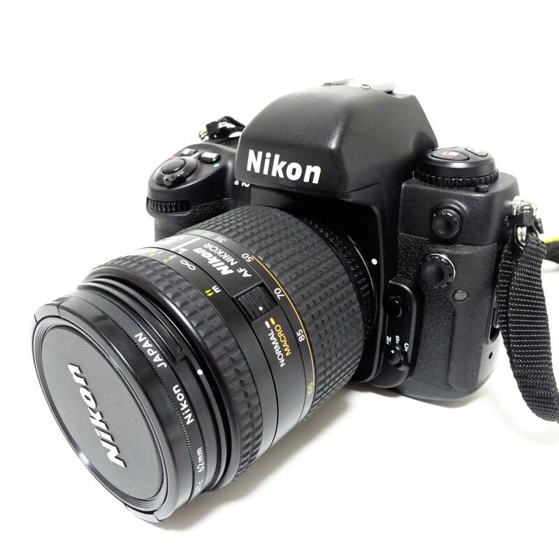 ニコン F100 フィルム一眼カメラ 28-105mm 1:3.5-4.5 レンズ ベタ付きあり Nikon 動作未確認 ジャンク品 60サイズ発送 KK-2589638-302-mrrz