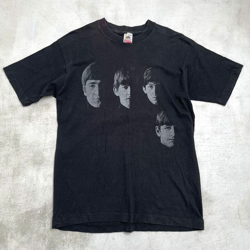 【90s】THE BEATLES ビートルズ 両面 プリント 半袖 Tシャツ カットソー M ヴィンテージ USA製