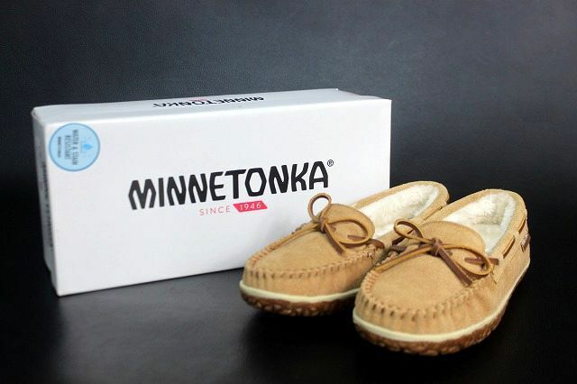 ミネトンカ ティリア レディース モカシン フラットシューズ シナモン 23cm MINNETONKA TILIA