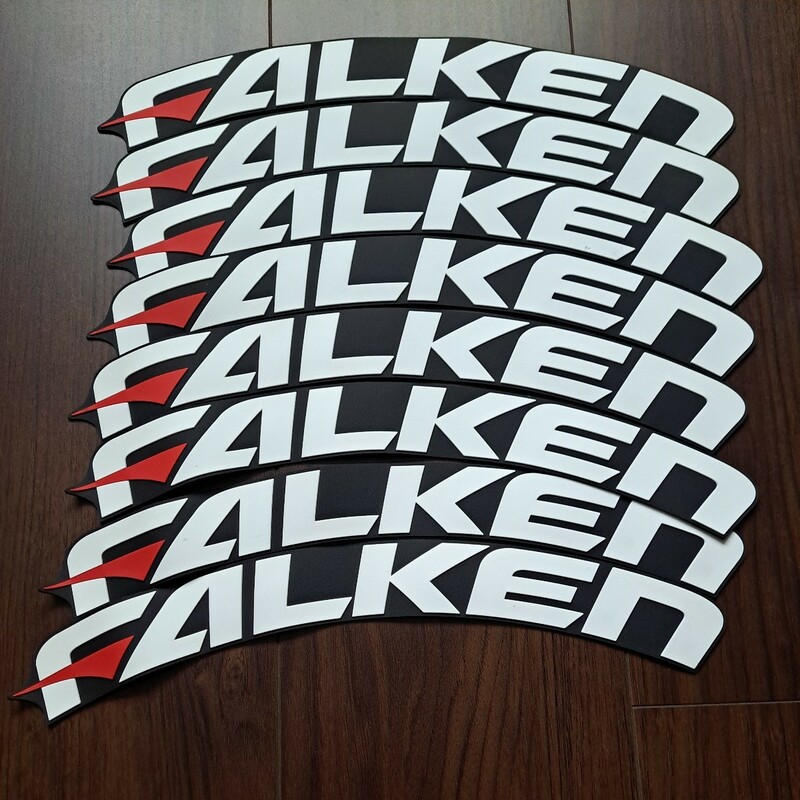 ファルケン　FALKEN タイヤステッカー　タイヤデカール　ホワイトレター　8枚セット　未使用　