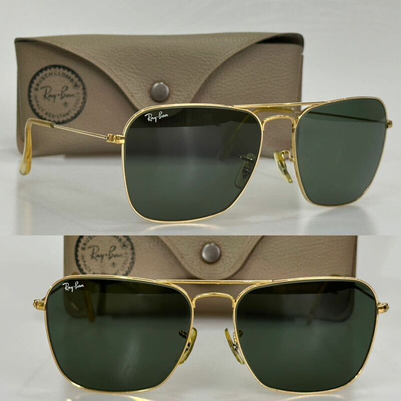 B&Lレイバン★キャラバン 58㎜ G-16★ビンテージ 廃盤品 USA ボシュロム ティアドロップ パイロット vintage rayban