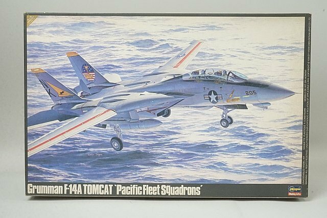 ★ Hasegawa ハセガワ 1/48 Grumman F-14A TOMCAT Pacific fleet Squadrons トムキャット 太平洋空母航空団 プラモデル P18 07018