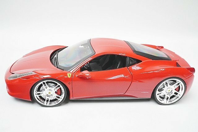 Hot wheels ホットウィール 1/18 Ferrari フェラーリ 458 Italia イタリア レッド ※難有・ジャンク品・本体のみ