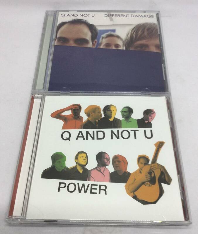 【Q and Not U CD2点】Different Damage / Power｜ポストハードコア Dischord q and not you マスロック インディーロック ポストパンク