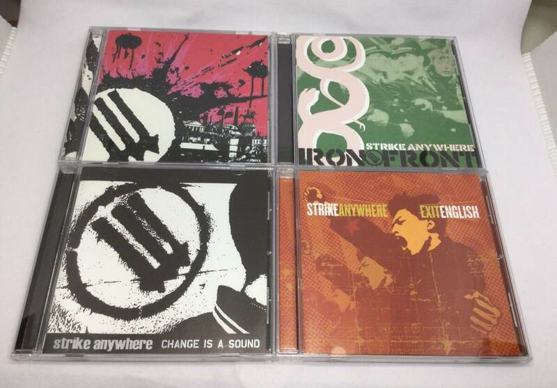 【Strike Anywhere CD5点】Dead FM / Exit English / Change is a Sound / Iron Front / To Live in Discontent｜メロディックハードコア