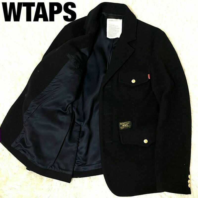 WTAPS Academy Jacket ネイビー　2 金ボタン　ダブルタップス