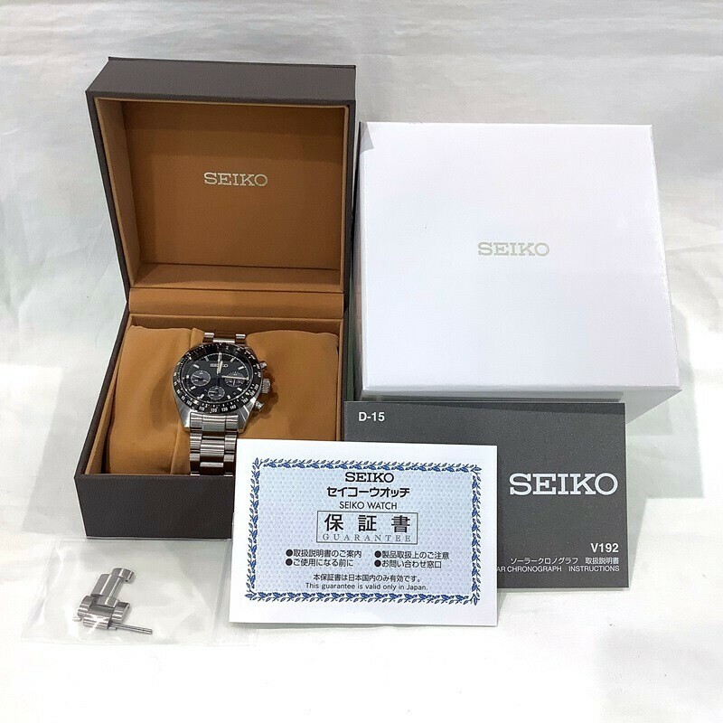 セイコー SEIKO プロスペックス スピードタイマー ソーラークロノグラフ 腕時計 メンズ SBDL091 V192-0AF0 【中古】KB-8244