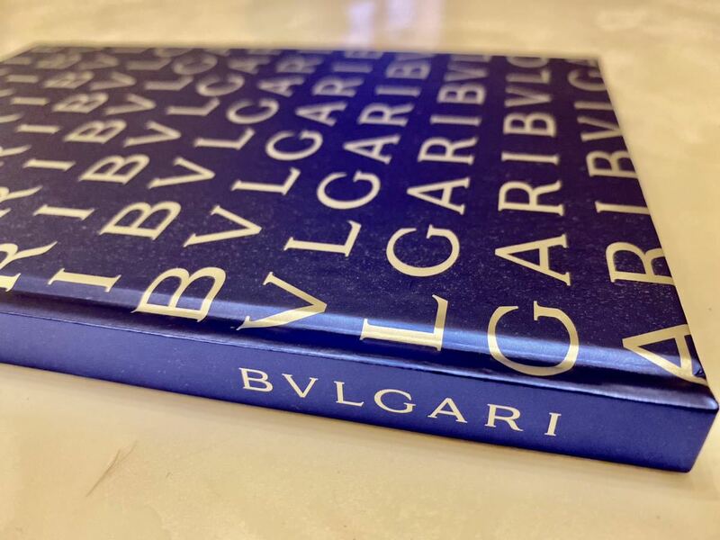 大サイズ 新品 ブルガリ ハードカバー製 ノート 全てのページにロゴ入り BVLGARI ノベルティ 手帳 メモ 非売品