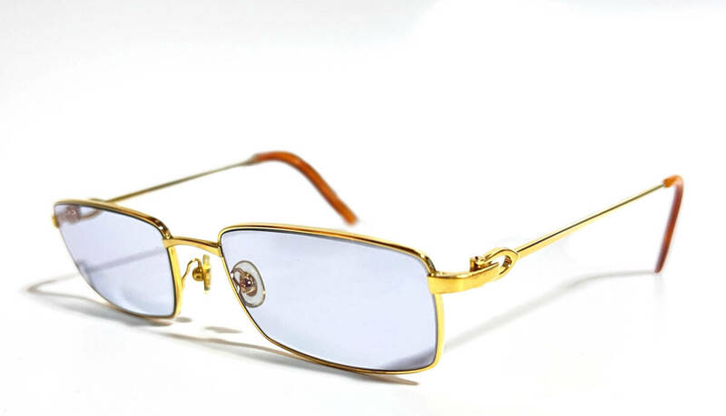 Cartier C dector Cロゴ サングラス 140 ゴールド カルティエ 金 54 18 眼鏡