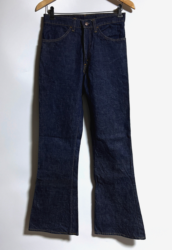 70s ヴィンテージ 76年製 Levi’s 646 0217 デニム パンツ オレンジタブ ブーツカットパンツ W29 フレア 