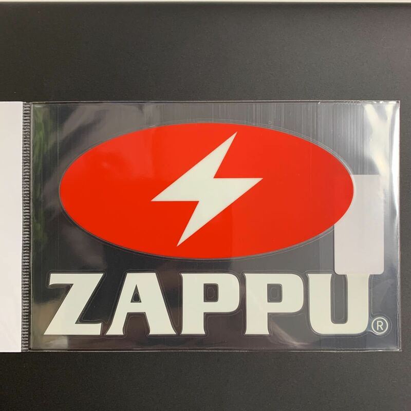 【新品】ZAPPU/ステッカー シール タックルボックス カスタム ザップ レッド 大西 健太 ダウザー俺達 Mサイズ