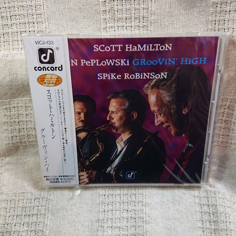 Scott Hamilton Ken Peplowski Spike Robinson Groovin' High Ken Peplowski スコット・ハミルトン 未開封　CD[Ad]