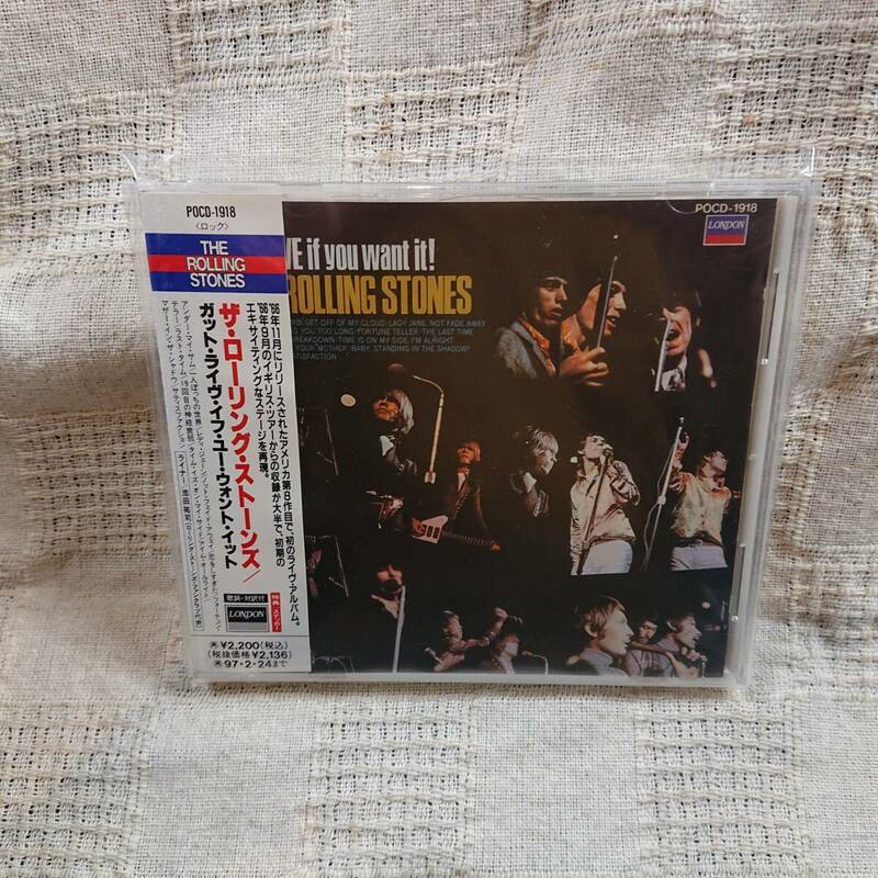 　GOT LIVE IF YOU WANT IT　THE ROLLING STONES 　ザ・ローリング・ストーンズ CD 帯付き　送料定形外郵便250円発送[Ad] 