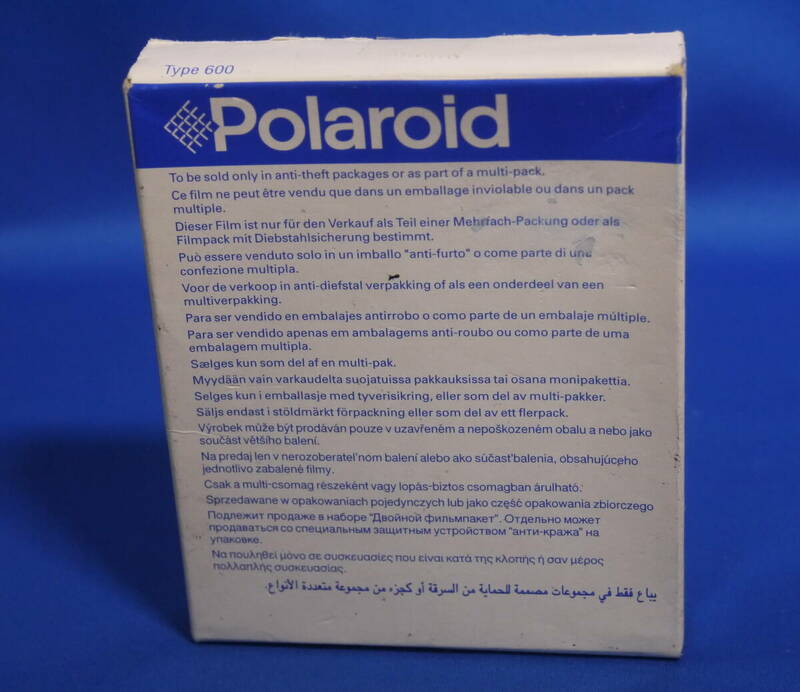 Polaroid / ポラロイド 600 高感度フィルム 10枚入り 期限切れ ③ !!