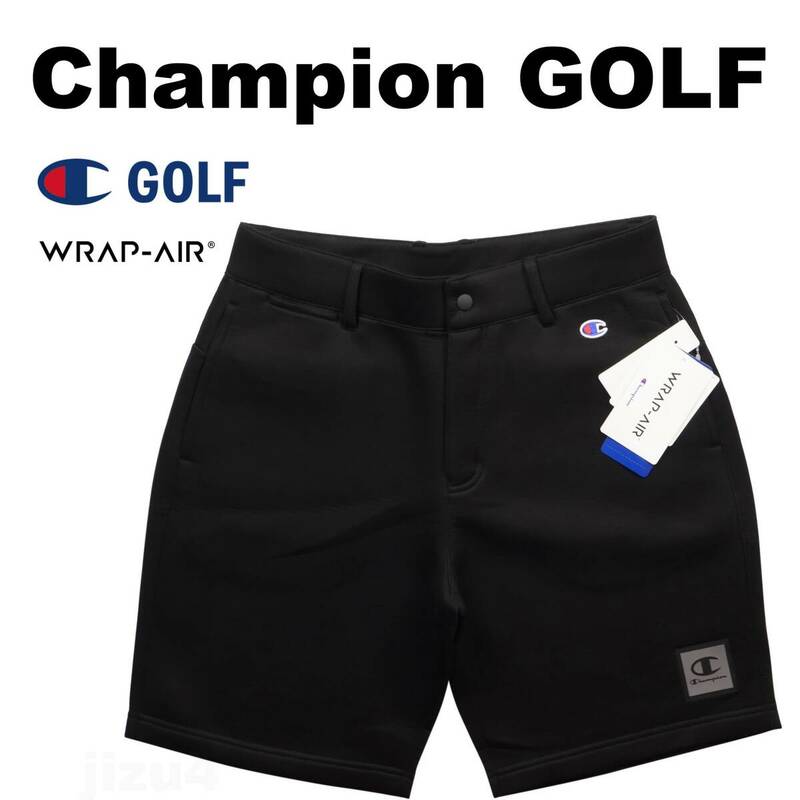 ■【XL】定価11,880円 チャンピオン ゴルフ Wrap-Air スウェット ショートパンツ黒■