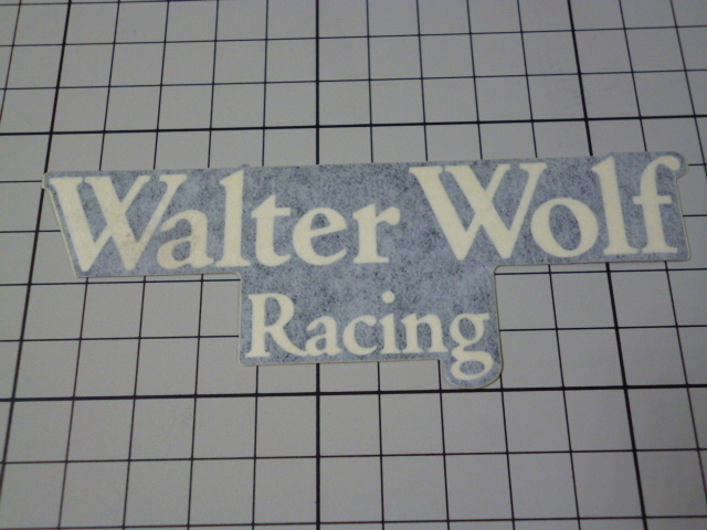 入手困難 SUZUKI 純正品 WalterWolf Racing ステッカー 当時物 です(112×42mm) スズキ ウォルターウルフ レーシング RG Γ ガンマ 