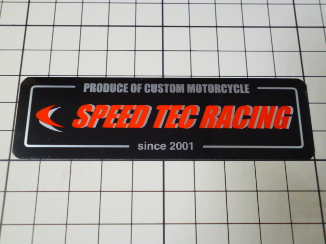 正規品 SPEED TEC RACING ステッカー (100×29mm) スピードテック レーシング