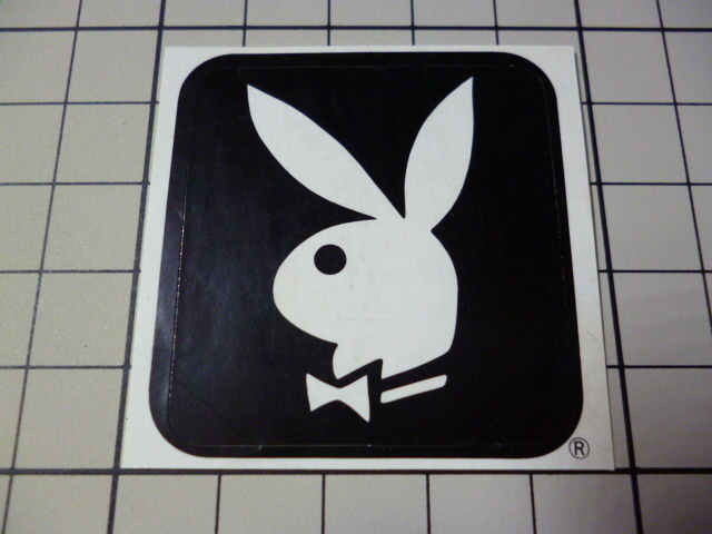 希少 PLAYBOY ステッカー 当時物 です(40×42mm) プレイボーイ