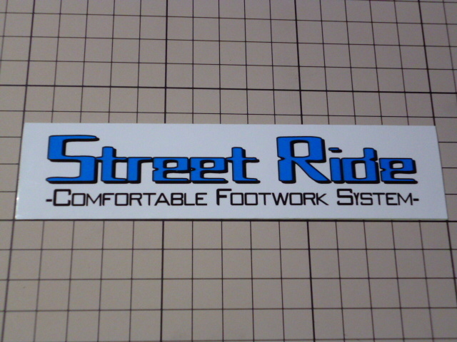 正規品 Street Ride ステッカー (150×35mm) ストリートライド