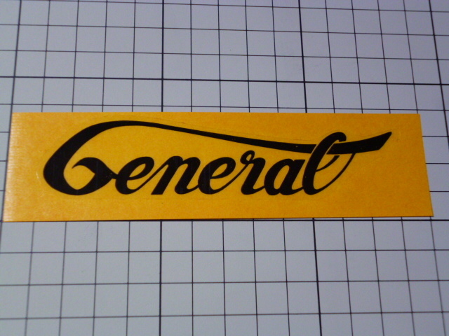 General ステッカー 当時物 です(123×29mm) ジェネラル