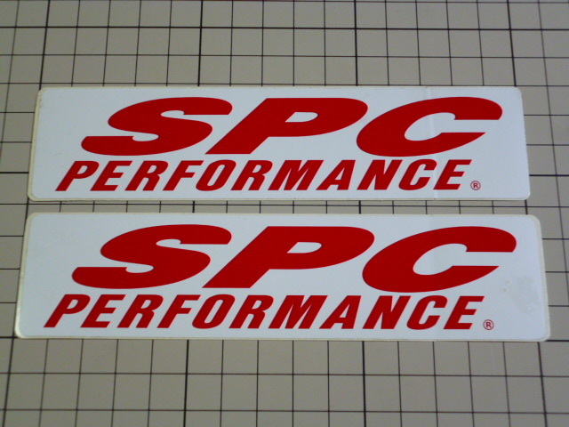 正規品 SPC PERFORMANCE ステッカー 2枚 (150×37ｍｍ) SPCパフォーマンス