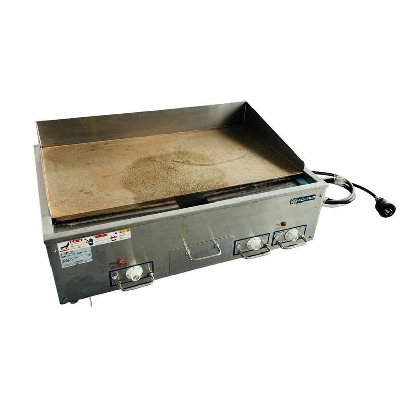 ★ ニチワ 卓上 電気グリドル TEG-900200V 業務用 厨房機器 鉄板焼き機 グリラー
