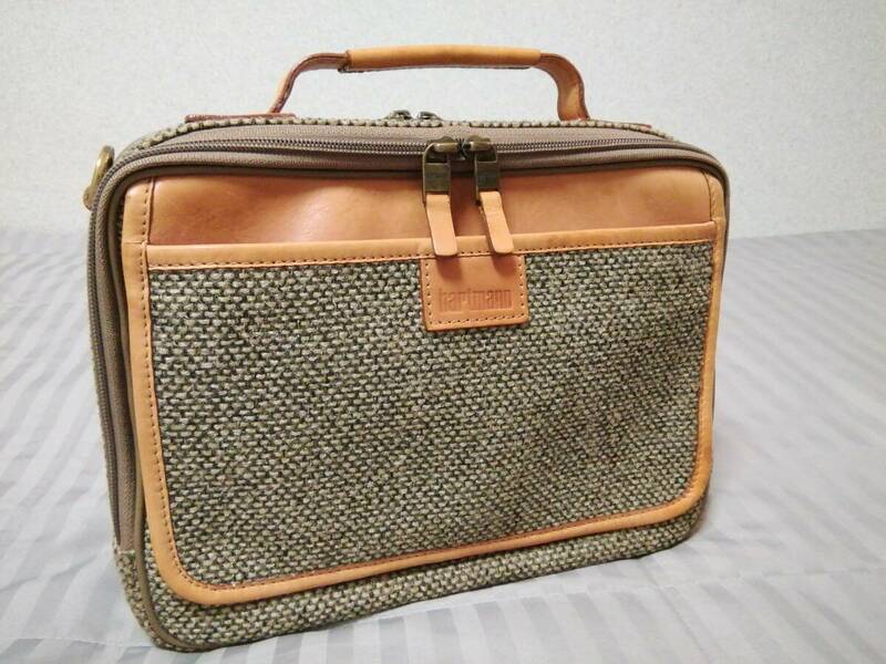 hartmann ハートマン TWEED 2WAY SHOULDERBAG ウォルナットツイード 