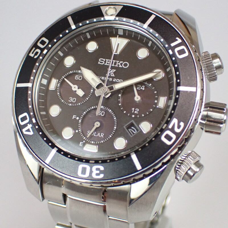 SEIKO PROSPEX セイコー プロスペックス Diver Scuba ダイバースキューバ メンズ 腕時計　ソーラークロノグラフ SBDL061