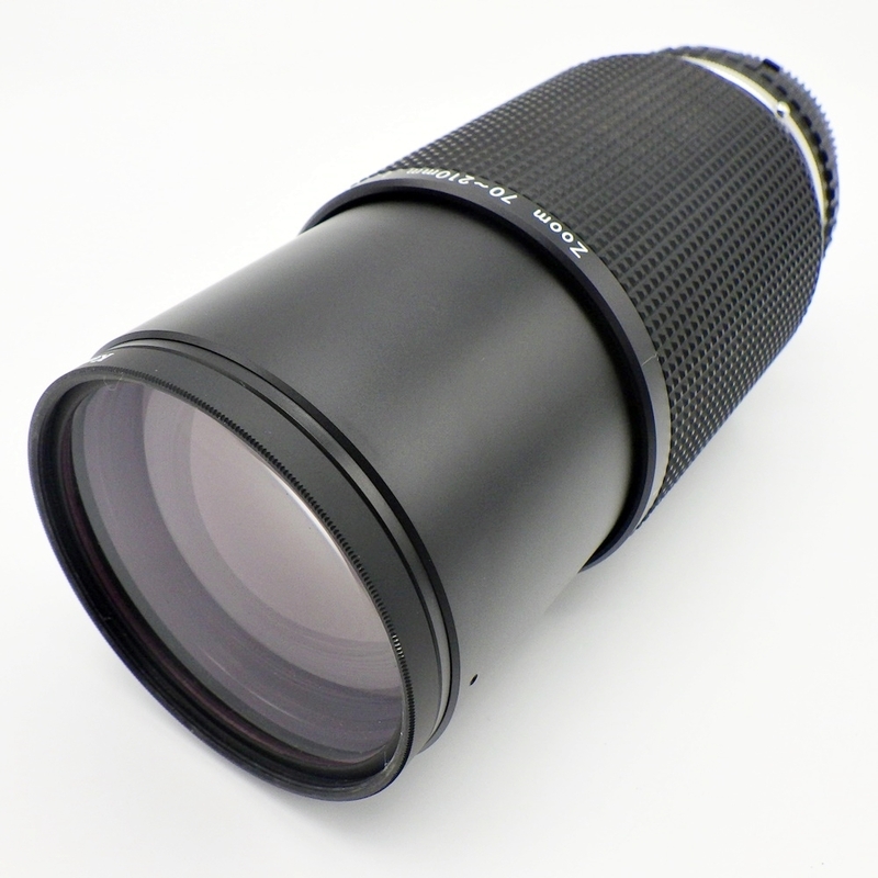 C24-702 Nikon ニコン 望遠ズームレンズ SERIES E ZOOM 70-210mm F4 レンズフィルター Kenko SKYLIGHT 前後キャップ付き 中古品 動作未確認