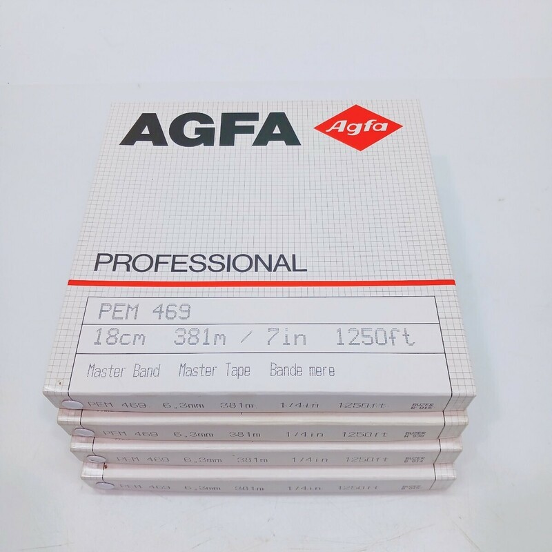 AGFA オープンリールテープ PEM469 4本セット