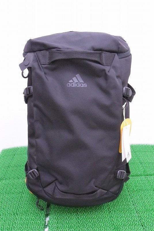 アディダス adidas 出し入れスムーズ大きく開くバックパック スポーツリュック35L 運動鞄 通勤通学 部活動 行事 旅行 黒 H64844