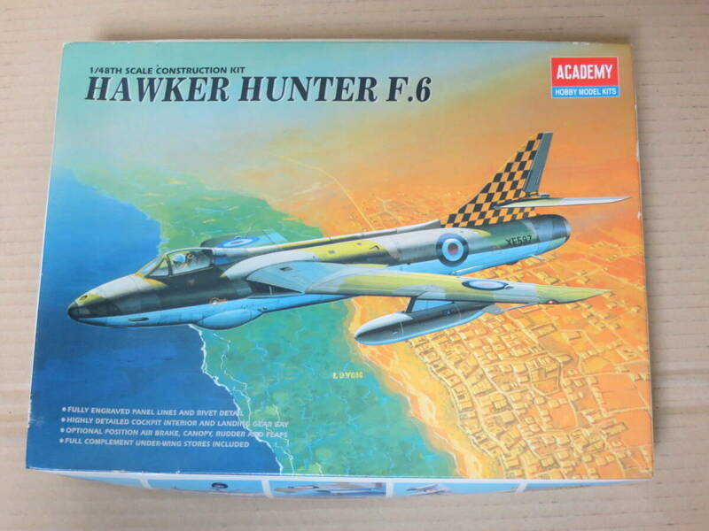 HAWKER HUNTER F.6　ホーカー ハンター F.6　イギリス空軍　1/48　2164 アカデミー ACADEMY 模型 プラモデル