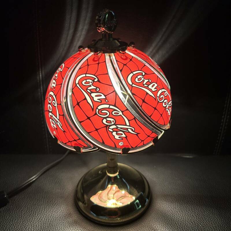 ヴィンテージ★コカコーラ　Coca－Cora　ティファニースタイル　パブランプ★