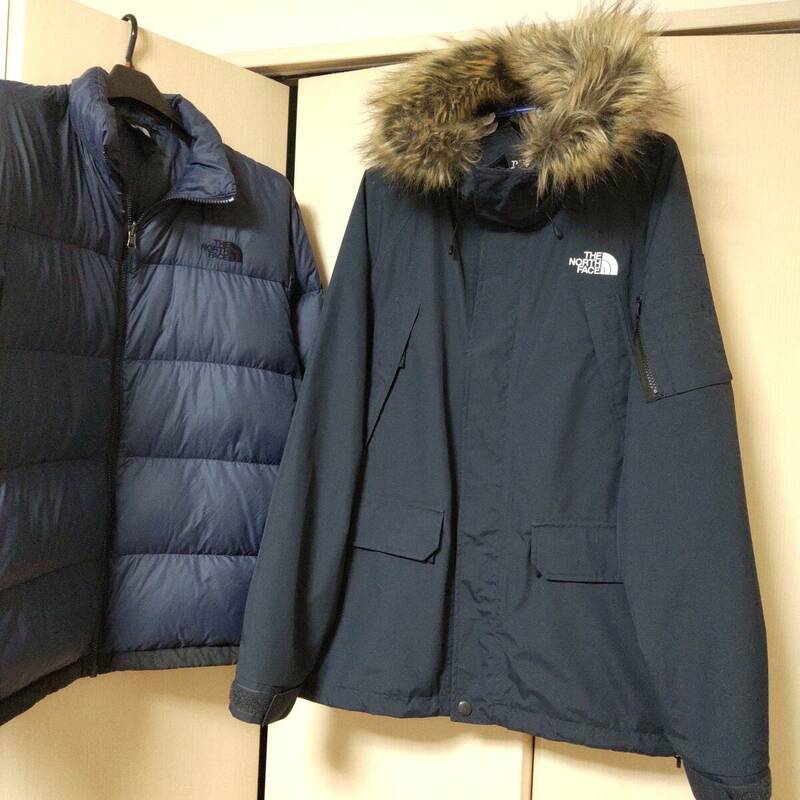 THE NORTH FACE GRACE TRICLIMATE JACKET ノースフェイス グレイストリクライメイトダウンジャケット 3way ネイビー紺色 L 送料無料