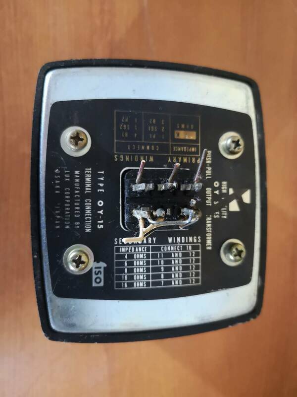 ◆LUX luxman OY-15？ 出力トランス 単品 ラックス ラックスマン　ジャンク 現状品/検 38 38f 38fd sq lx J1-5451