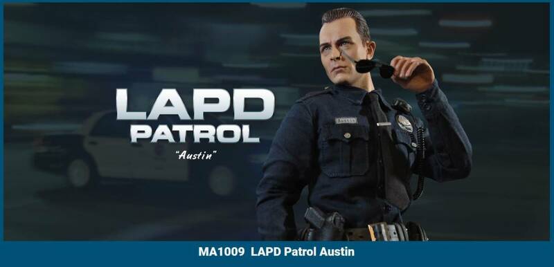 未開封新品DID3R/MA1009 Los Angeles Police Department LAPD PATROL-ターミネータ2T1000/Austinロサンゼルス市警察パトロールオースティン