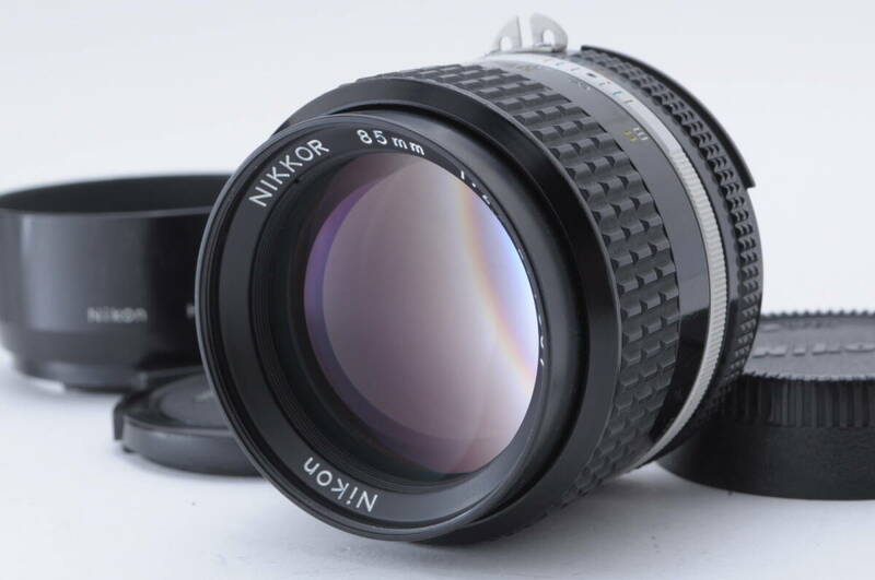 【美品】 Nikon Ai-s Nikkor 85mm f/2 AIS Portrait MF Lens ニコン ポートレート マニュアルフォーカス レンズ 一眼レフ #1322