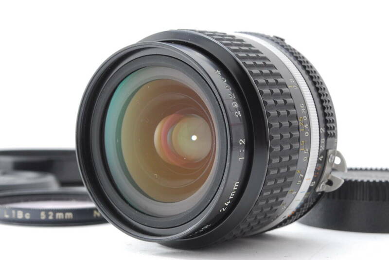 【美品】 Nikon Ai-s Nikkor 24mm f/2 Wide Angle Prime MF Lens ニコン 広角 マニュアルフォーカス レンズ 一眼レフ #1309