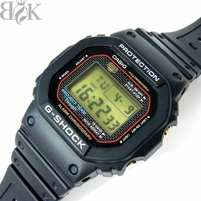 カシオ G-SHOCK 40周年記念 DW-5040PG-1JR メンズ クォーツ デジタル 腕時計 40th Anniversary RECRYSTALLIZED SERIES CASIO 稼動品 ∞