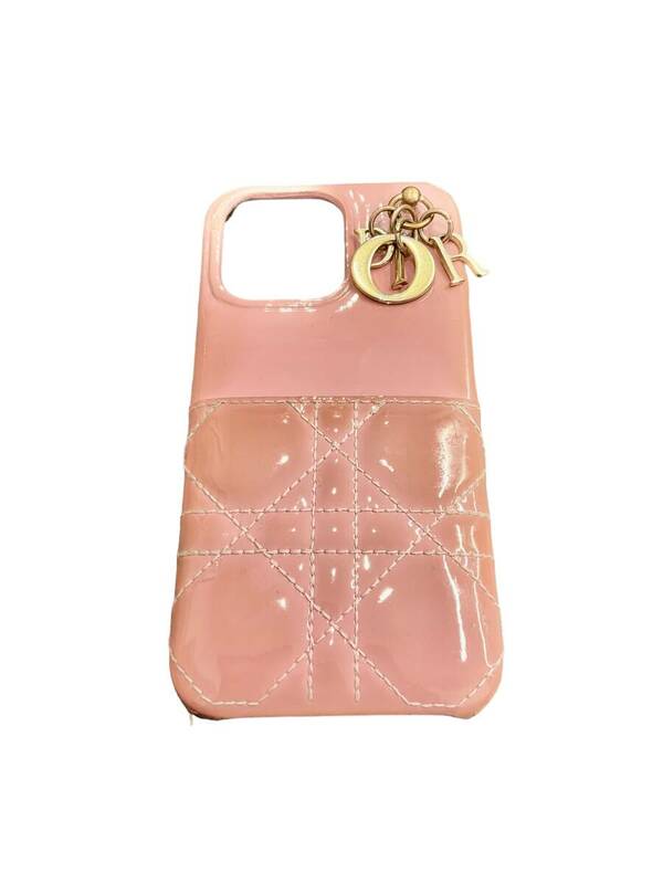 Christian Dior クリスチャンディオール カナージュ iPhone 13 Pro ケース カバー　ピンク