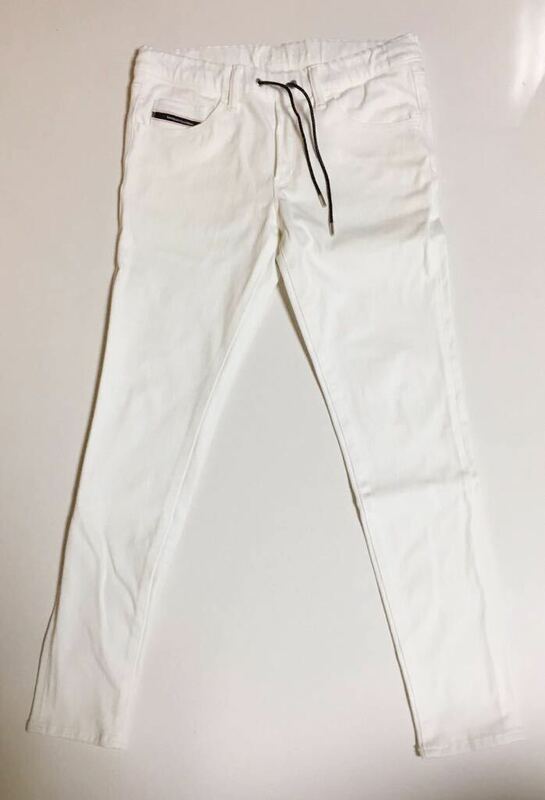 RESOUND CLOTHING BLIND JERSEANS デニム 1 新品 WHITE リサウンドクロージング ブラインド スキニー パンツ skinny pants ホワイト 白